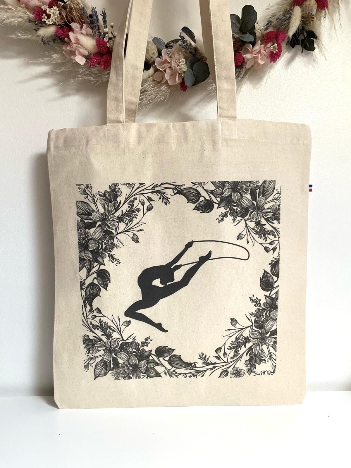 LE TOTE BAG "MADE IN FRANCE" modèle GYMNASTIQUE RYTHMIQUE N°3